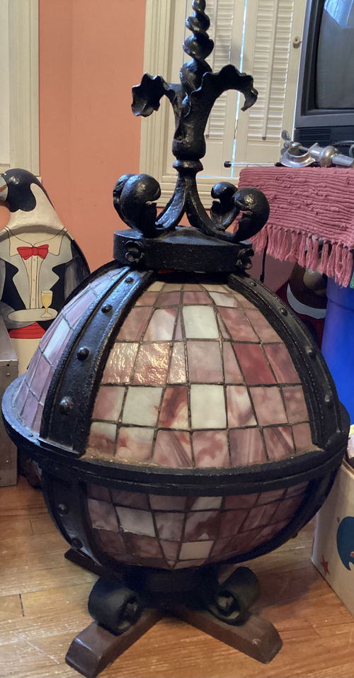 Carsonville Opera House - Leaded Glass Floor Lamp Made By Students At Carsonville Opera House From Dee